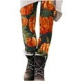 thumbnail image 4 of Alkepwun Halloween Printed Leggings for Women High Waist Workout Yoga Pants Soft Leggings Halloween Cosplay Ankle-Length Tights, 4 of 6