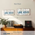 thumbnail image 4 of Elephant Stock Lake House Welcome Wall Sign Wall Art - Horizontal Multi Panel Canvas - Living Room Wall Decor - Wall Signs Multi Panel - Teal And Brown Decor - 26" x 12", 4 of 8