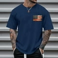 thumbnail image 4 of Icvfdpl Mens Fashion Casual Short Sleeve Pullover T Shirt Printed Top, 4 of 9
