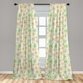 thumbnail image 5 of Ambesonne Fruits Curtains, Cut in Half, Pair of 28"x63", Multicolor, 5 of 5