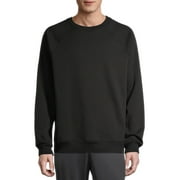 Men's Fleece Raglan Crew Sweatshirt, up to Size 2XL