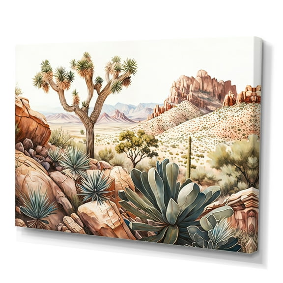 Designart Arizona Desert I Canvas Wall Art