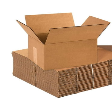 Box USA Flat Corrugated Boxes Pack of 25