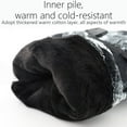 thumbnail image 3 of Soidarity Guantes Manoplas Pantalla táctil Exterior Cálido Antideslizante Impermeable A prueba de viento Snowboard Invierno Clima frío Engrosamiento Deportes de nieve Blanco, blanco> M M Soidarity OD028936-01, 3 of 6