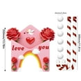 thumbnail image 3 of TIELUTT Valentine's Day A for Romance and Sport Let's Swing Automatic Pitching compatible with Machine Live Us Open Tennis Automatic Pitching compatible with Machine Baseball Home Tennis Baby First F, 3 of 7