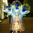thumbnail image 1 of 1pc Led Light Rose Balloons Mother Day Wedding Decor Birthday Party Gift Valentine's Day Heart Led Rose Balloon Bouquet Gao Jinjia LED, 1 of 2