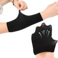 thumbnail image 3 of Jinswick 4 Dual Stretch Compression Skinny Arm Sleeves, Shape and Cover Tattoos for Women and Girls (Black and Nude), 3 of 7