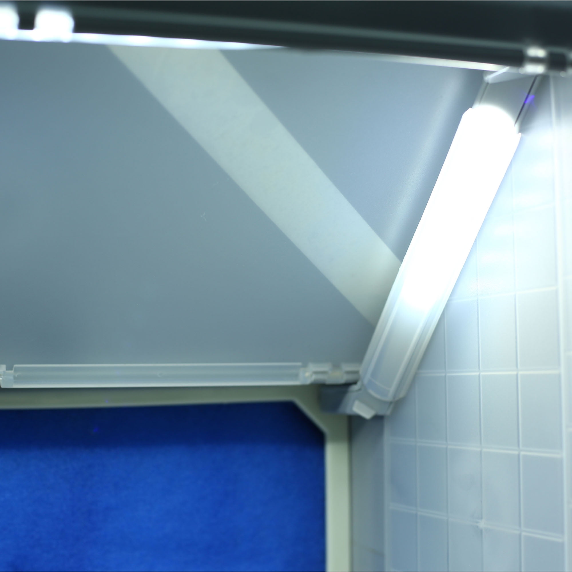 Versatile Paint Spray Booth with LED Lights & 360° Turntable for Models DC12V/1.6A Motor Included