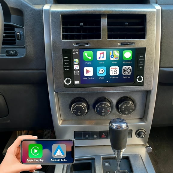 Gsuatey Android 13 Car Radio for Jeep Liberty 2008-2012, 7 Inch HD IPS Touchscreen Stereo with Wireless Carplay Andriod Auto GPS 5G WiFi Bluetooth FM Backup Camera