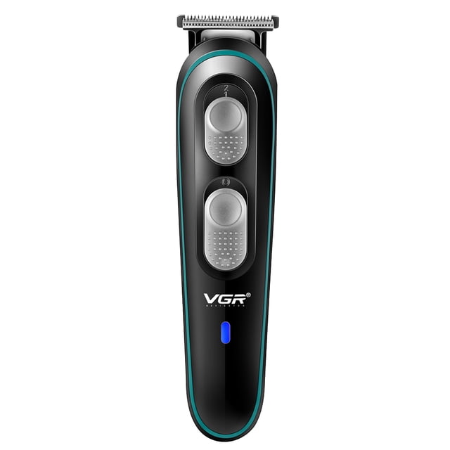 Tondeuse à Cheveux Électrique Portable Rechargeable USB avec Lames en Acier Inoxydable pour Coupe de Cheveux 3 6 9 12mm Peignes Inclus