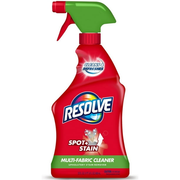 4 Pack Resolve Upholstery Cleaner & Stain Remover, MultiFabric Cleaner 22 oz