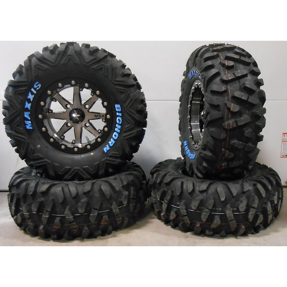 MSA Lok 14" UTV Wheels 30" BigHorn Tires Polaris RZR XP 1000 / PRO XP
