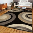 thumbnail image 2 of Orian American Heritage Area Rug 4325 Contemporary Multi Rings Loops 5' 3" x 7' 6" Rectangle, 2 of 4