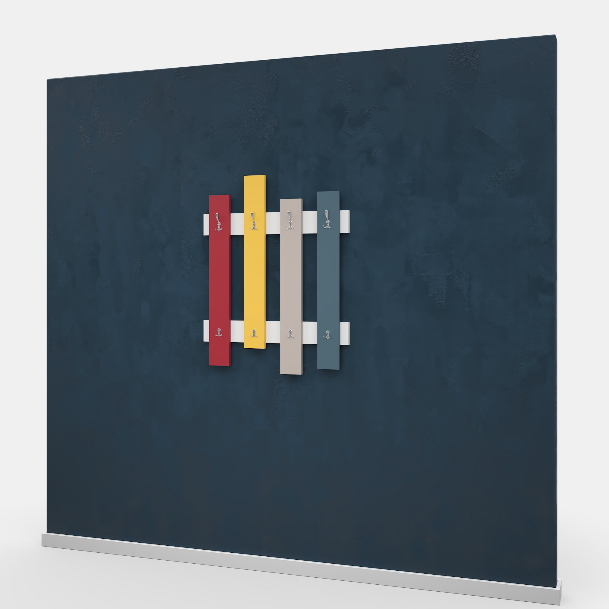 Ada Home Decor Furniture Haines Multicolor Wall Coat Rack