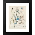 thumbnail image 2 of Sergey Chekhonin 14x18 Black Modern Framed Museum Art Print Titled - Costume Design for Humoresque, 2 of 5