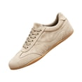 thumbnail image 3 of Women's Low Top Casual Shoes Lace Up Retro Flat Sneakers Non Slip Gum Sole Comfortable for Walking Shopping Daily Wear Ladies Fashion Shoes 37, 3 of 5