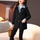 thumbnail image 3 of Chaqueta de plumón de invierno para mujer, traje pequeño, chaqueta, camisa falsa, conjunto de dos piezas, plumón de pato blanco, abrigo holgado informal grueso y cálido, 3 of 4