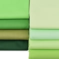 thumbnail image 5 of Hanjunzhao Paquetes de telas de cuartos gordos de sólidos verdes Tela de costura para acolchar precortada 18 x 22 pulgadas, 5 of 5