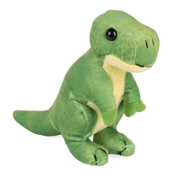 Wild Republic Pocketkins Eco T.Rex, Stuffed Animal, 5 Inches, Plush Toy, Made from Recycled Materials, Eco Friendly