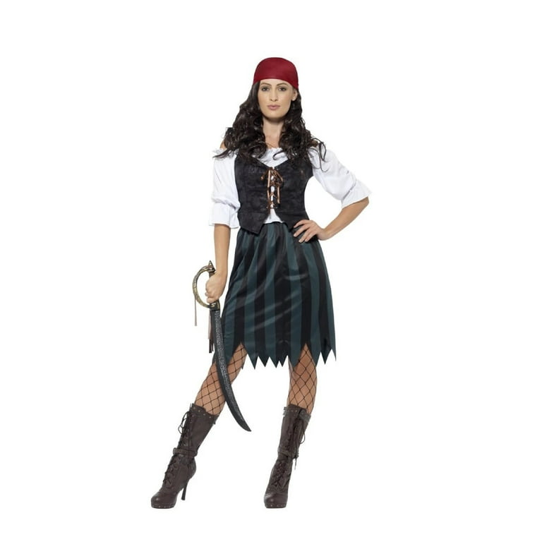 Pirate Deckhand Costume Adult Blue Pirate Deckhand Costume Adult Blue