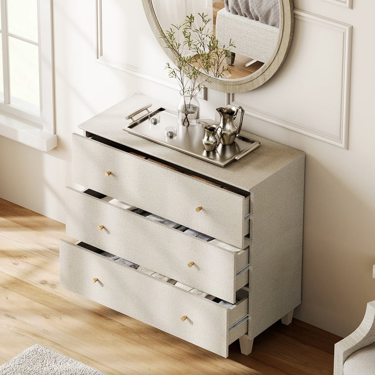 beige dresser and nightstand set WAMPAT 5 Pcs Bedroom Set,9 Drawer Dresser And Nightstand Sets For Bedroom, Night Stand Set Of 2, 9 Drawer Dresser
