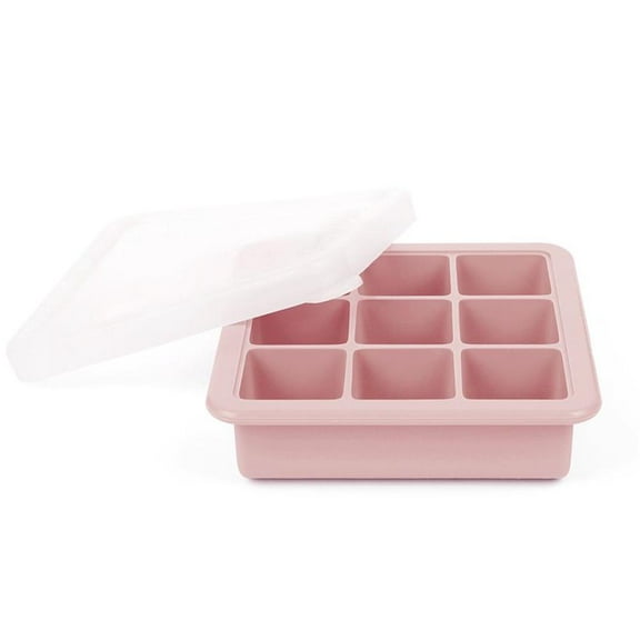 9-Compartment Baby Food and Breast Milk Freezer Tray (Blush)