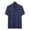 (Casual 27)Navy, variant on Mens Casual Shirts Summer Fashionable Shirt Solid Color Loose Stand Up Collar Short Sleeved Shirt Top Tee