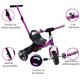 thumbnail image 2 of Triciclo con Barra de Empuje Angelin Baby  Luz Morado, 2 of 5