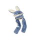 thumbnail image 1 of Guardurnaity Bufanda de piel de conejo Rex lujosamente suave, cómoda y agradable para la piel, bufanda con orejas de conejo, gorro con orejas de Accesorios de disfraces Azul, 1 of 6