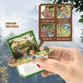 thumbnail image 2 of Mini 3d Book Keychain 2Pcs Mini 3D Dinosaur Astronomy Book Keychains Miniature Book Keyring Purse Backpack Keychain Sensory Toy Stress Relief Toy For Kids Adults, 2 of 8