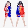 thumbnail image 5 of Disfraz de Harleen Quinzel del Escuadrón Suicida, conjunto de ropa de aves rapaces para el Día del Niño, ropa de fiesta de fantasía para niños y adultos, Joker, 5 of 5