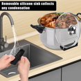 thumbnail image 4 of Slow Cooker Lid Holder, Stainless Steel Lid Holder Crock Pot Kitchen Pot Organizer Hand Free Pot Lid Organizer for Bracket Keeping Countertops Clean, 4 of 7