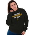 thumbnail image 4 of US Army Logo My Son Hero Soldier Sweatshirt for Men or Women Brisco Brands S, 4 of 6