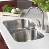 Houzer MC-3210SR-1 Medallion Undermount Double Bowl Kitchen Sink Stainless Steel