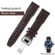 thumbnail image 2 of Correa de cuero genuino para reloj IWC Universal Spitfire Pilot Little Prince, pulsera para hombre Mark 18, marrón y negro, 20 mm y 21 mm, 2 of 5