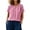 Pink, variant on Jane Wardrobe Women’S Casual Raglan Sleeve Henley Top, Round Neck Button Placket Loose Fit Blouse, Soft Breathable Polyester, 1pc, Sizes S M L XL XXL