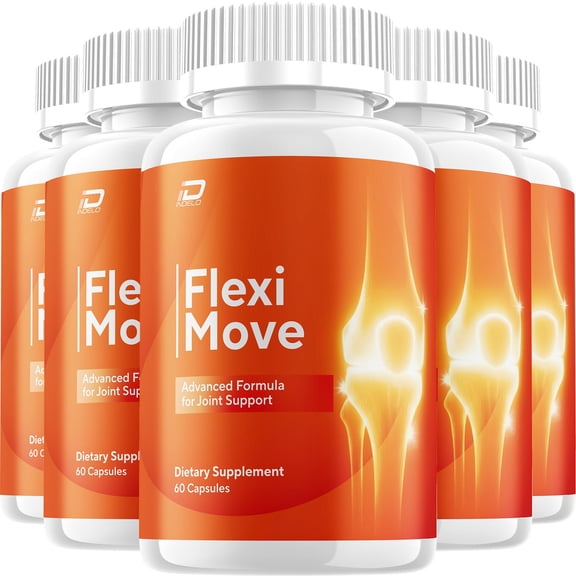 Flexi Move Capsule - FlexiMove Advanced Formula for Joint Support Supplement, 5 Pack, 300 Capsules