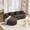 Brown + + Chenille + Foam + 3 Seat, variant on oneless L-Shape Sectional Sofa with Curved Chaise,Orange Modular Chenille Compression Couch,30D High-Density Foam,Minimalist Modular Couches Sleeper for Living Room Bedroom Apartment Lounge.