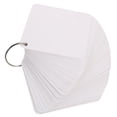 thumbnail image 1 of QUTETN200 Pre-Punched Blank Index Cards with Rings - White, 1 of 6