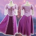 thumbnail image 5 of Phenas Women's Purple Dress Cosplay Costume Halloween Princess Lepe Dress Purple Magic Dress, 5 of 5