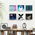 thumbnail image 4 of 6-Pack Wall Mount Record Shelf, 12-Inch Clear Acrylic Floating Shelves for Album Storage, Book Display, Magazine Rack, Picture Ledge, Kids Room Organizer, 4 of 7