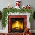 thumbnail image 6 of Upgraded Christmas Norfolk Garland Fork Norfolk Natural Garland Artificial Garland For Christmas Table Fireplace Wall Home Decoration L, 6 of 9