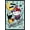 Black Framed Version, variant on Hello Kitty: 2024 Witch Night - Witchy Broom Fun Wall Poster, 14.725" x 22.375" Framed