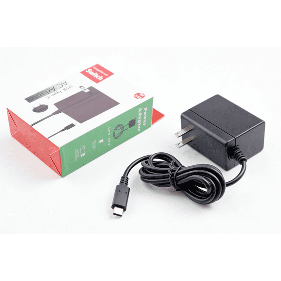 15V 2.6A USB C Adapter for Switch Lite Switch OLED, Power Supply for Nin-tendo Switch Game Console Support TV Mode Dock Station