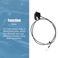 thumbnail image 4 of Unique Bargains Hood Release Cable Fit for Chevrolet Silverado for GMC for Sierra for Cadillac No.20968782/15894378, 4 of 6