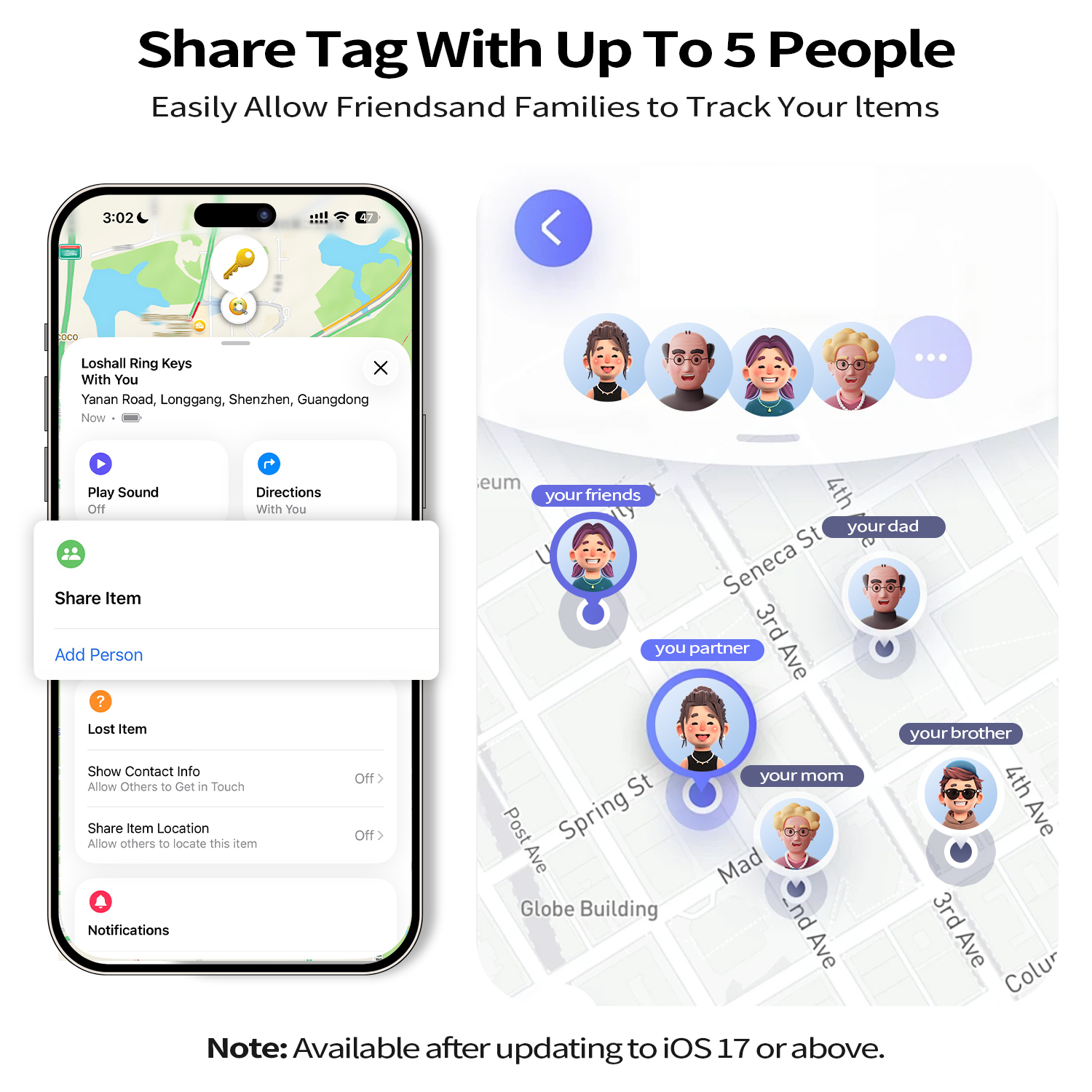 Loshall Air Tracker Tag 4-Pack, iOS Apple Find My Compatible photo 4