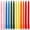 Pink, Blue, Dark Green, Yellow, Orange, Red, variant on 10" Cream Spiral Taper Candy-Color Candles for Decor, Pack of 12, for Home Events & Dinners