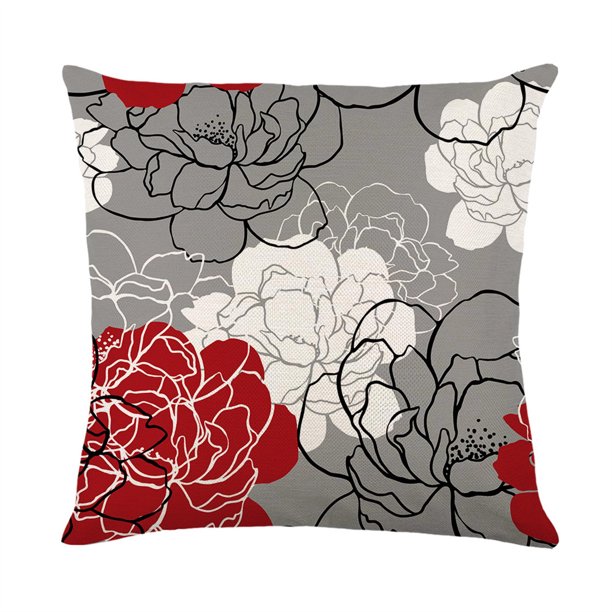Funda de almohada para abrazar, resistente al agua, antiincrustante y a prueba de aceite, almohada de lino de poliéster para sala de estar, cojín de sofá para el hogar Wmkox8yii HFSH4245