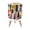 Color 1, variant on Small Trash Can with Lid Hand drawn whimsical organic vertical lines stripes 1.8 Gallon Dog Proof Trash Can Round Garbage Can Waste Bin Wastebasket for Bathroom Bedroom Living Room