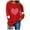 C, variant on Ynynloco Love Heart Printed Womens Sweatshirt Valentine Day Crew Neck Long Sleeve Comfy Sweatshirts Casual Loose Vintage Pullover Tops